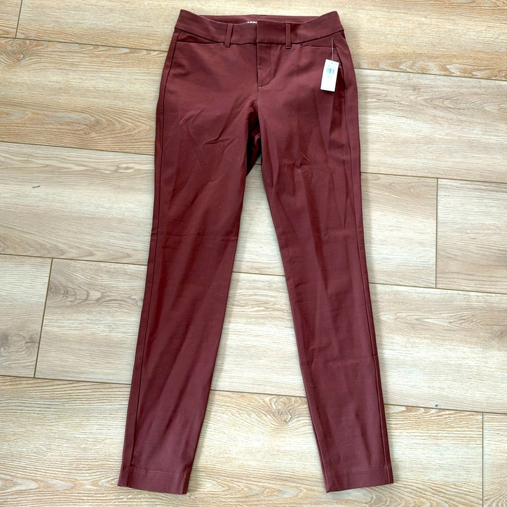 Old Navy High Rise Pixie Skinny Work Pants NWT SZ 0Petite